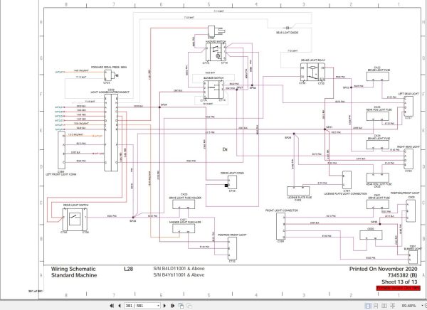 Bobcat Small Articulated Loader L28 Service Manual 7389400 2020 1