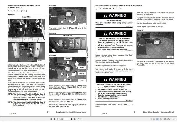 Bobcat Stump Grinder SG30 Operation and Maintenance Manual 6902662 10.2020 1