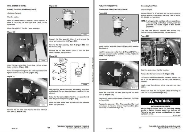 Bobcat Telescopic Handler TL2660 TL3060 Operation and Maintenance Manua 1