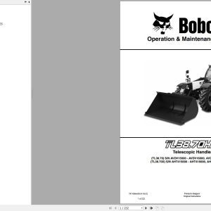 Bobcat Telescopic Handler TL3870 Operation and Maintenance Manual 2019