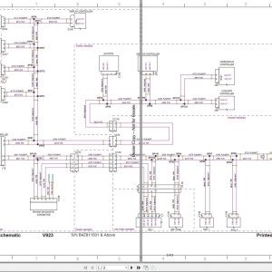 Bobcat Telescopic Handler V923 Electric and Hydraulic Schematic
