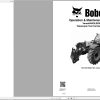 Bobcat Telescopic Tool Carrier V923 Operation and Maintenance Manual 7399968 2020