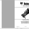 Bobcat Three Point Tiller 3PT48 to 3PT72 Service Manual 7383804 12.2020