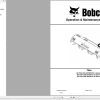 Bobcat Tiller 40 62 76 Operation and Maintenance Manual 6902943 08.2020