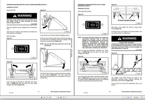 Bobcat Tiller 40 62 76 Operation and Maintenance Manual 6902943 08.2020 1
