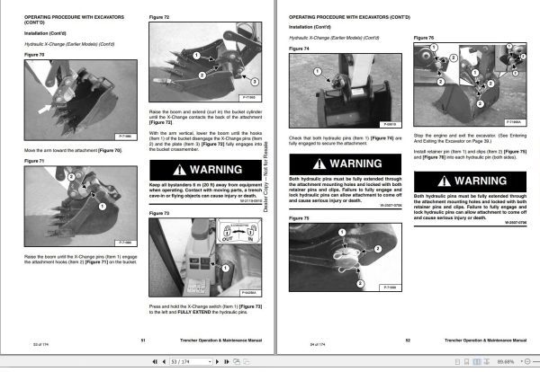 Bobcat Trencher LT112 LT113 MX112 Operation and Maintenance Manual 6902550 08.2020 1