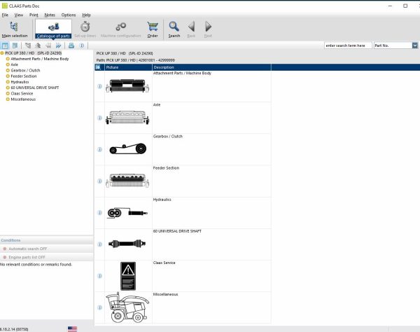 Claas Parts Doc 2.2 12.2022 Agricultural Updated 758 EPC Spare Parts Catalog DVD 6