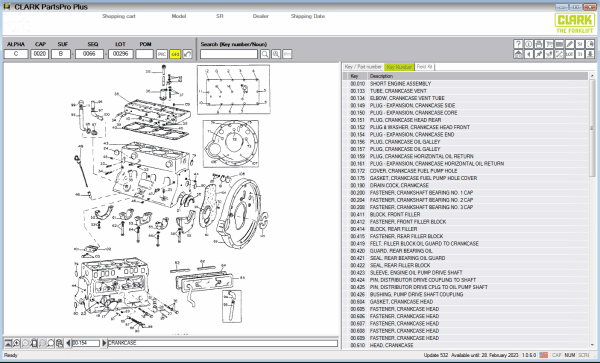 Clark ForkLift Parts Pro Plus EPC v532 12.2022 Spare Parts Catalog DVD 4