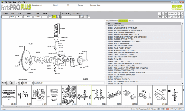 Clark ForkLift Parts Pro Plus EPC v532 12.2022 Spare Parts Catalog DVD 5
