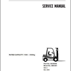 Clark Forklift C15 to C35 D L G Service Manual SM 661