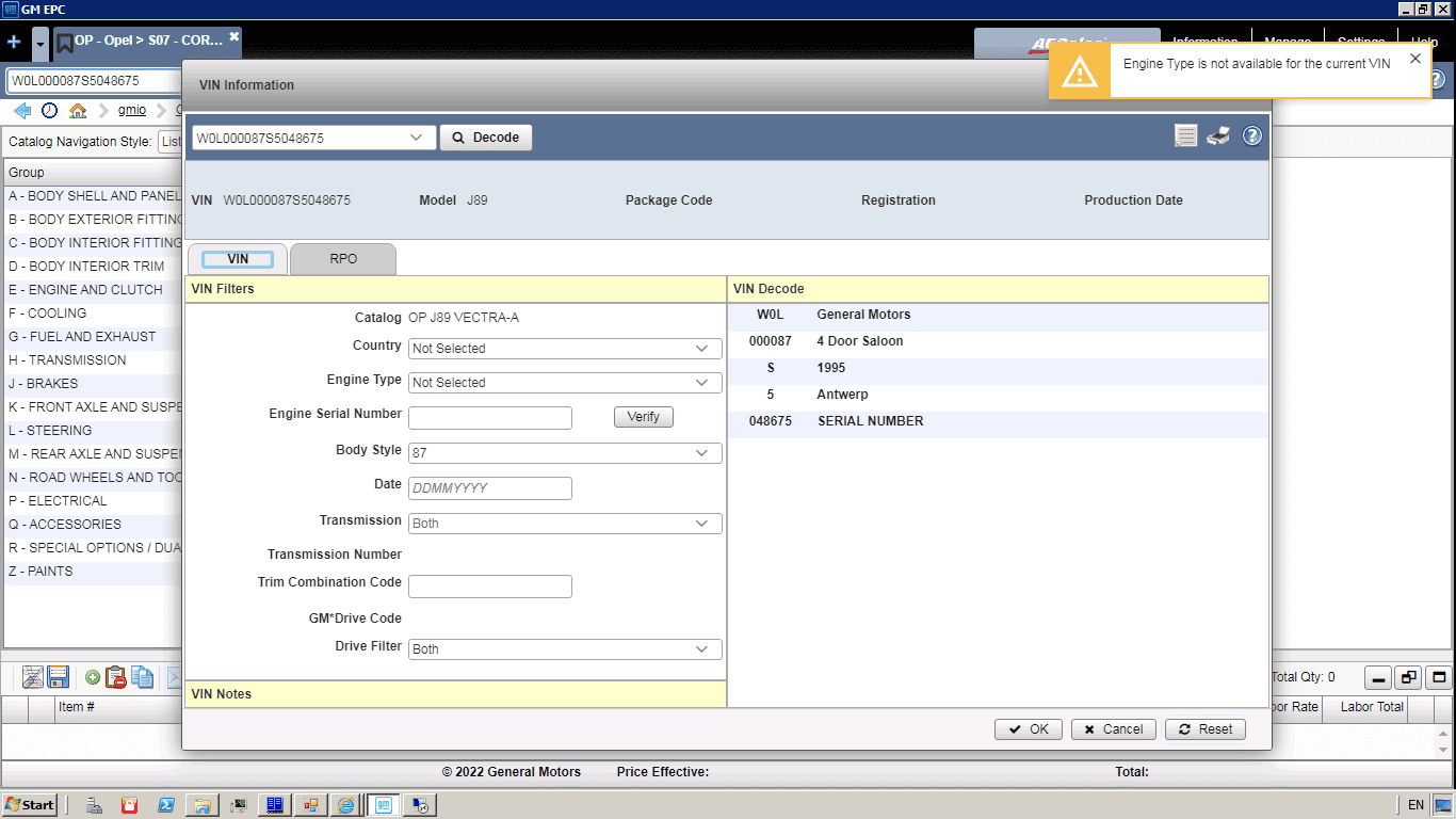 General Motors GMIO EPC 10.2022 Spare Parts Catalog VMWare Windows Server 2008R2 SP1 64bit 3
