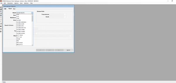 HONDA EPC GENERAL 11.2022 SPARE PARTS CATALOG DVD 3