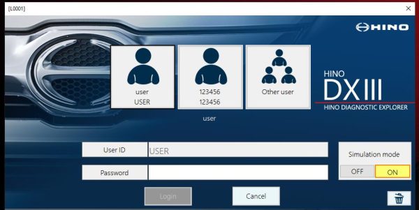 Hino Diagnostic Explorer 3 Hino DXIII Ver.1.22.10 10.2022 Diagnostic Software 0