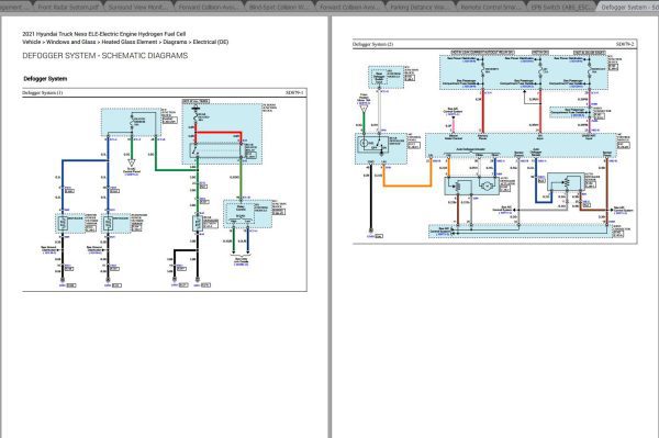 Hyundai Nexo 2021 Electrical Wiring Diagrams 2