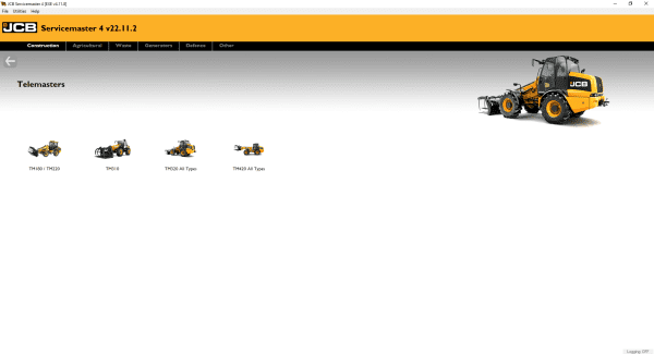 JCB ServiceMaster 4 v22.11.2 12.2022 Diagnostic Software DVD 8