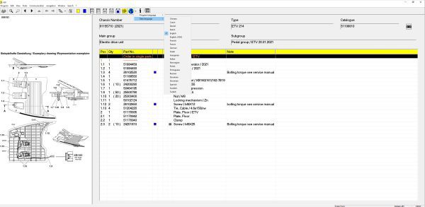 JUNGHEINRICH JETI ForkLift ET v4.37 Updated 485 12.2022 Spare Parts Catalog 6
