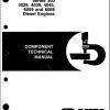 John Deer Diesel Engine Series 300 3029 4039 4045 6059 6068 Component Technical Manual