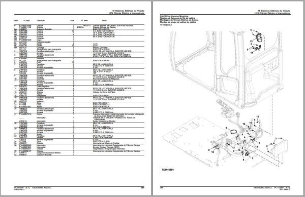 John Deere Bulldozer 350GLC Parts Catalog PC11300P PT 11b8095350f3f8659