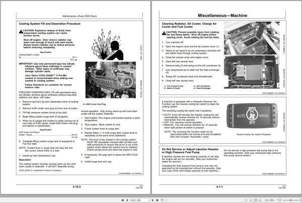 John Deere Excavator 350DLC Operators Manual OMT221098 2
