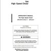John Deere High Speed Dozer 764 Operators Manual OMT246700 1