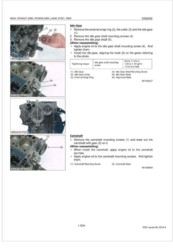 Kubota Backhoe BT601 Workshop Manual 1
