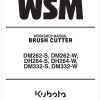 Kubota Brush Cutter DM262 S Workshop Manual