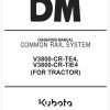 Kubota Common Rail System V3800 CR TIE4 Diagnosis Manual