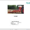 Kubota Cultivators CU3000 Spare Parts Manual 2017