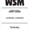 Kubota Front Loader LA2253AU Workshop Manual