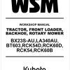 Kubota Front Loader LA340AU Workshop Manual