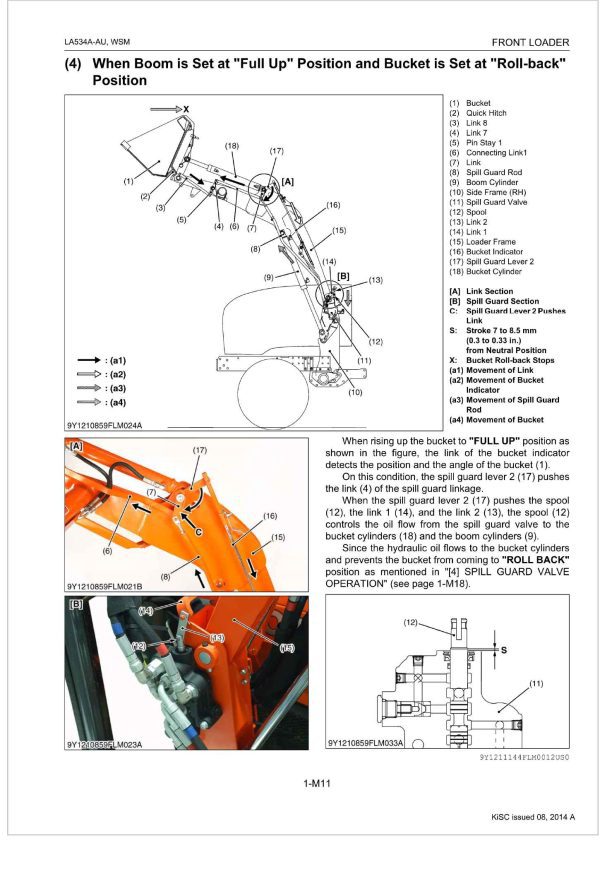 Kubota Front Loader LA534A AU Workshop Manual 1