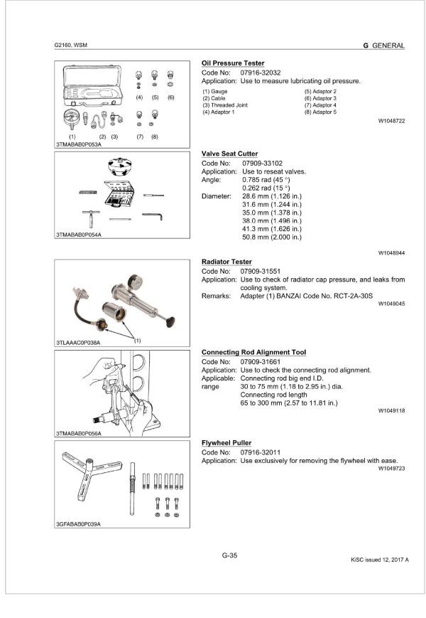Kubota Garden Tractor G2460G Workshop Manual 1