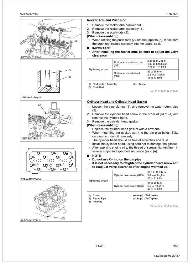 Kubota Garden Tractor G26 Workshop Manual 1
