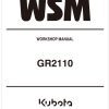Kubota Garden Tractor GR2110 Workshop Manual