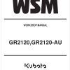 Kubota Garden Tractor GR2120 Workshop Manual