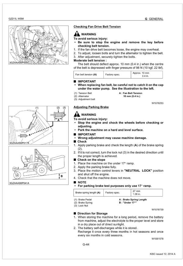 Kubota Garden Tractor GZD15 Workshop Manual 1