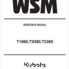 Kubota Lawn Tractor T2080 Workshop Manual