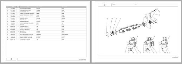 Kubota Mulcher SE1001 Spare Parts Manual 2020 1