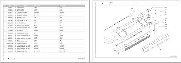 Kubota Mulcher SE4000 Spare Parts Manual 235 280 325 2019 EN IT 1