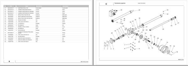 Kubota Mulcher SE5000 Spare Parts Manual 235 280 320 2019 EN IT 1