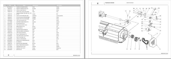 Kubota Mulcher SE7000 Spare Parts Manual 195 230 280 320 2019 EN IT 1