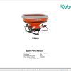 Kubota Pendulum Spreader VS400 Spare Parts Manual 2017