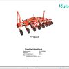 Kubota Precision Planters PP1600F Spare Parts Manual 2019 DE