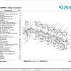 Kubota Reversible Mounted Ploughs RM3000 Series Spare Parts Manual 2019 1