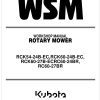 Kubota Rotary Mower RCK54 24B EC Workshop Manual