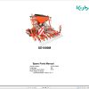Kubota Seed Drills SD1000M Spare Parts Manual 2015