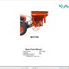 Kubota Seed Hoppers SH1150 Spare Parts Manual 2016