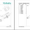 Kubota Seeding Combination SC1600CF Spare Parts Manual 2018 1