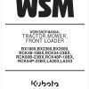 Kubota Tractor BX2660 Workshop Manual