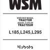 Kubota Tractor L295 Workshop Manual EN FR